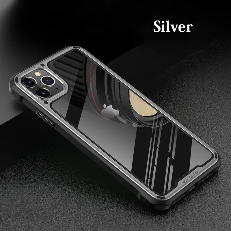 Transparent silicone phone case for Apple iPhone 11 series in six colour options
