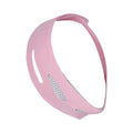Elastic V face bandage facial contouring tool in pink and black colour options