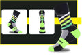 DH SPORTS unisex nylon sports socks in white, green, blue and pink, one size, for cycling running basketball football hiking