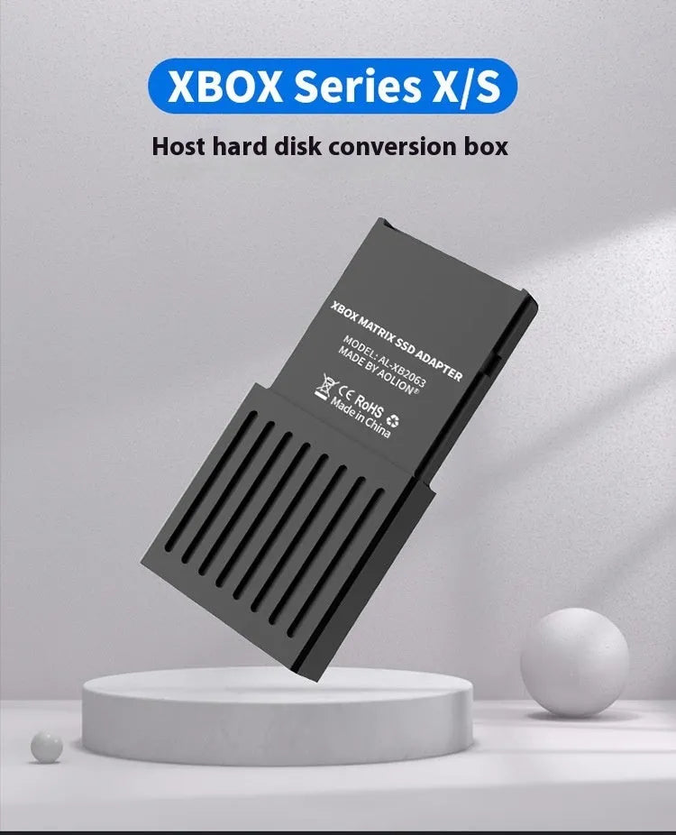 Xbox Series X and S hard disk switching box with CFexpress to M.2 SSD interface and aluminium alloy construction