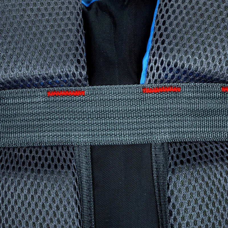 Large capacity Oxford cloth travel backpack with computer pocket available in multiple colours like black, blue, and red
