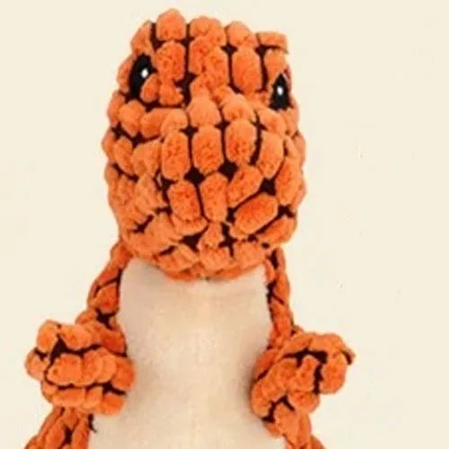 Sound-producing dog toy for biting resistance in grey, green, and orange colour options