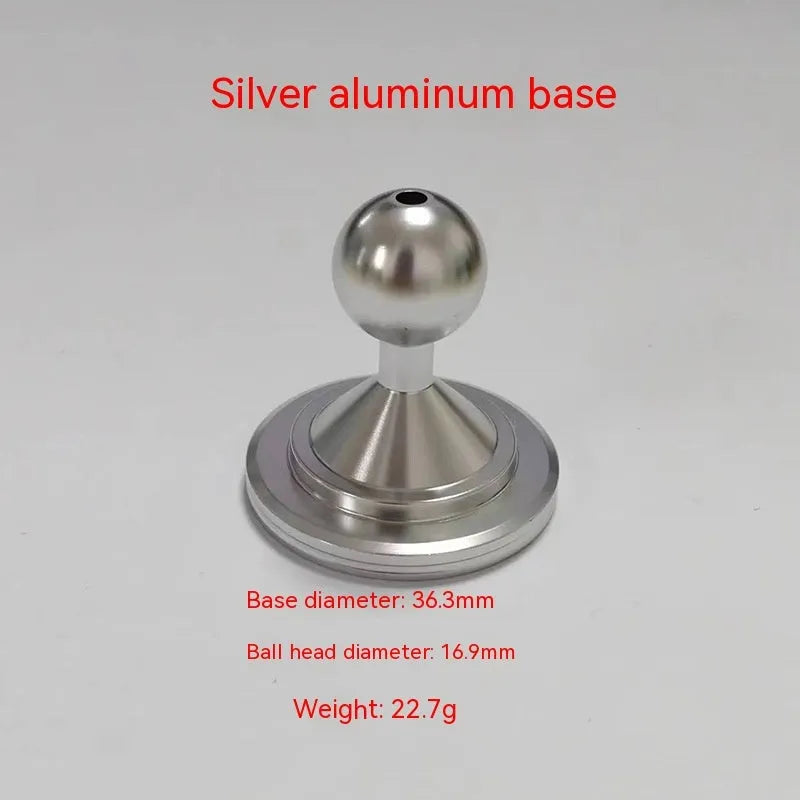 Aluminium alloy instrument panel accessories in black and silver finishes for universal dashboard mounting