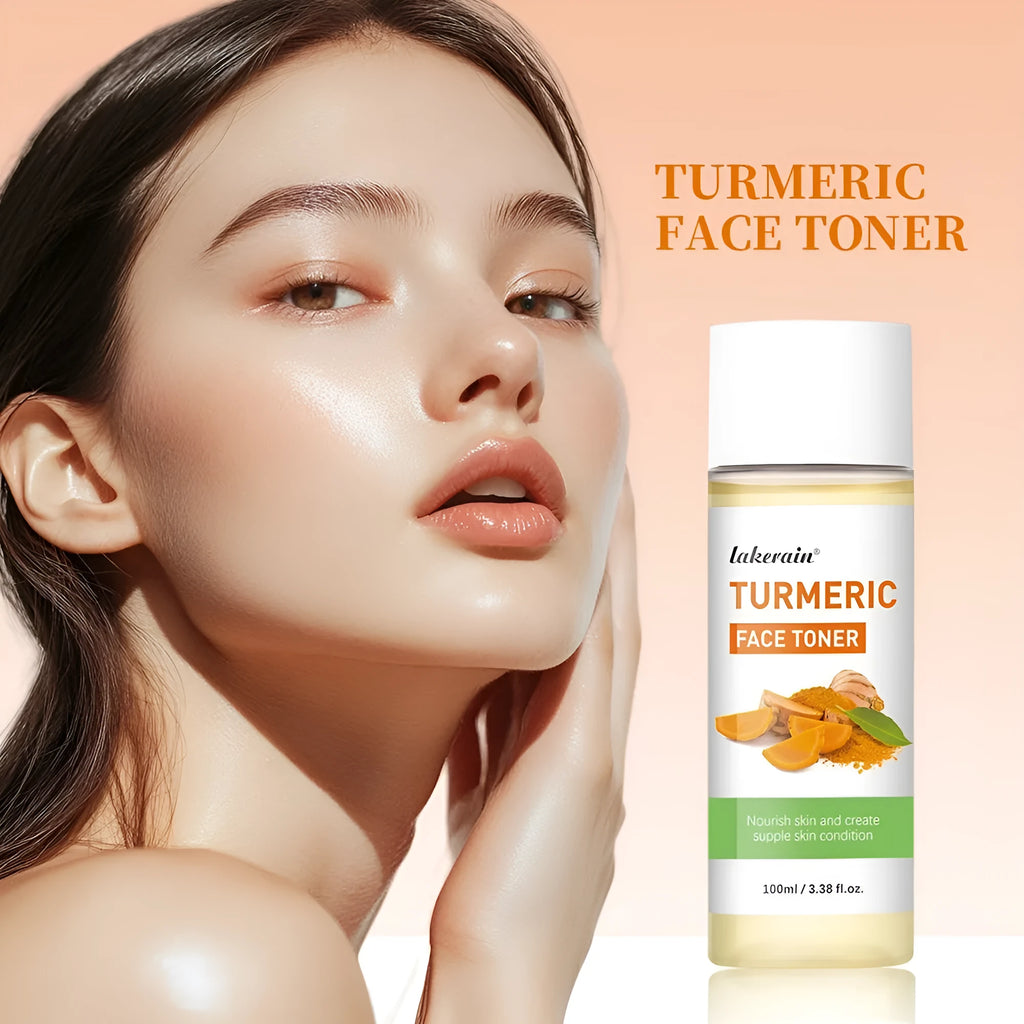 Lakerain Turmeric Lotion 100ml bottle for all skin types, general use turmeric lotion toner
