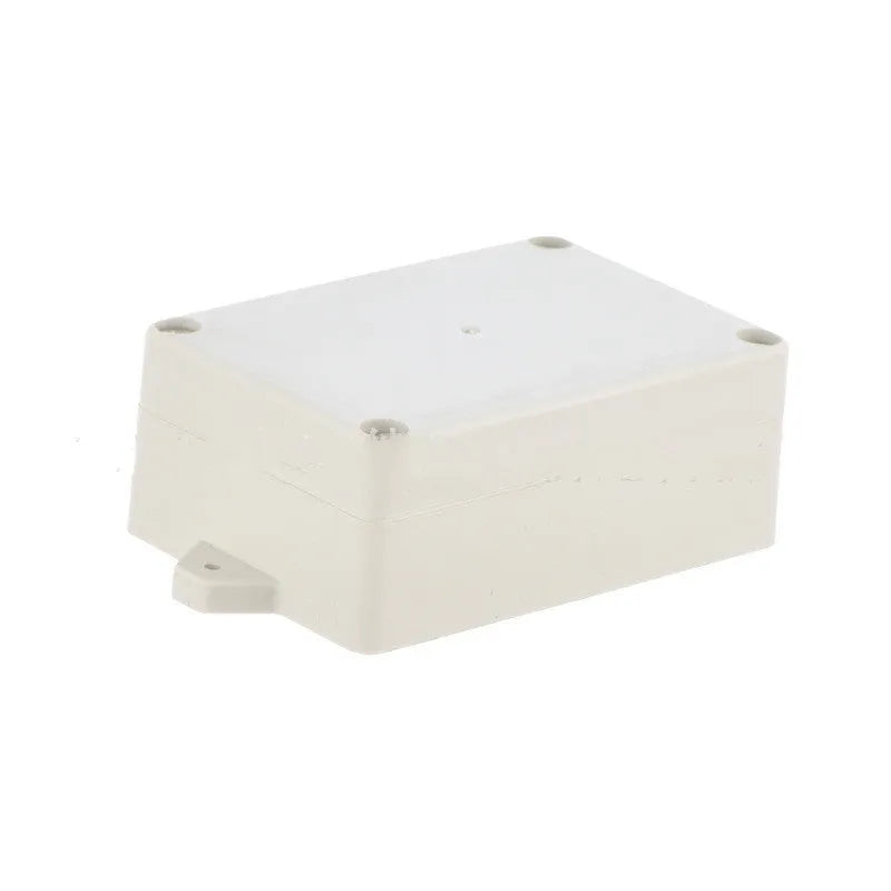 F4B-1 model grey ABS plastic waterproof instrument box, dimensions 100mm by 68mm by 40mm.