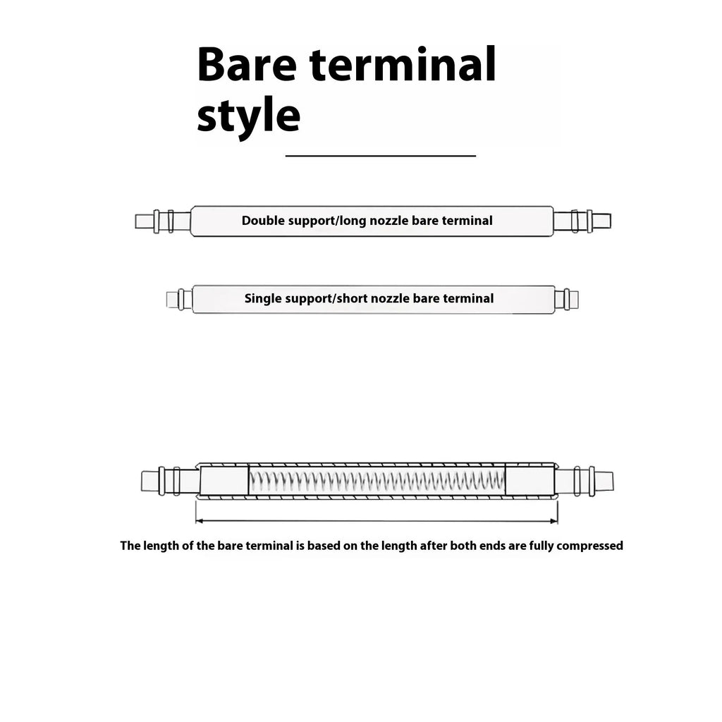Watch accessories set including bolt, auricular needle, spring shaft in sizes 21mm to 26mm
