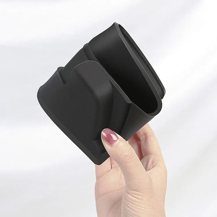 Black silicone glasses storage case for Tesla Model 3 and Model Y central armrest