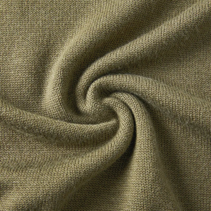 Men's casual slim fit wool pullover sweater in neutral colour options with long sleeves