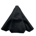 Universal car lever dust cover with bright head or black head and coloured line or carbon pattern options