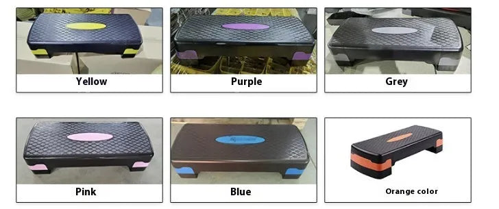 Grey Fit Step aerobic fitness platform measuring 68cm by 28cm, 15cm high.