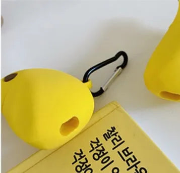 Yellow banana silicone protective case for Apple AirPods Pro and AirPods 3rd generation wireless headphones