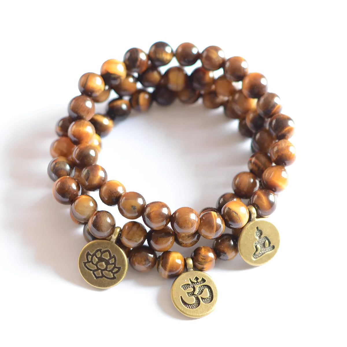 Agate bead yoga bracelet in 3D, Lotus or Yoga style, not inlaid, for promotions and gifts.