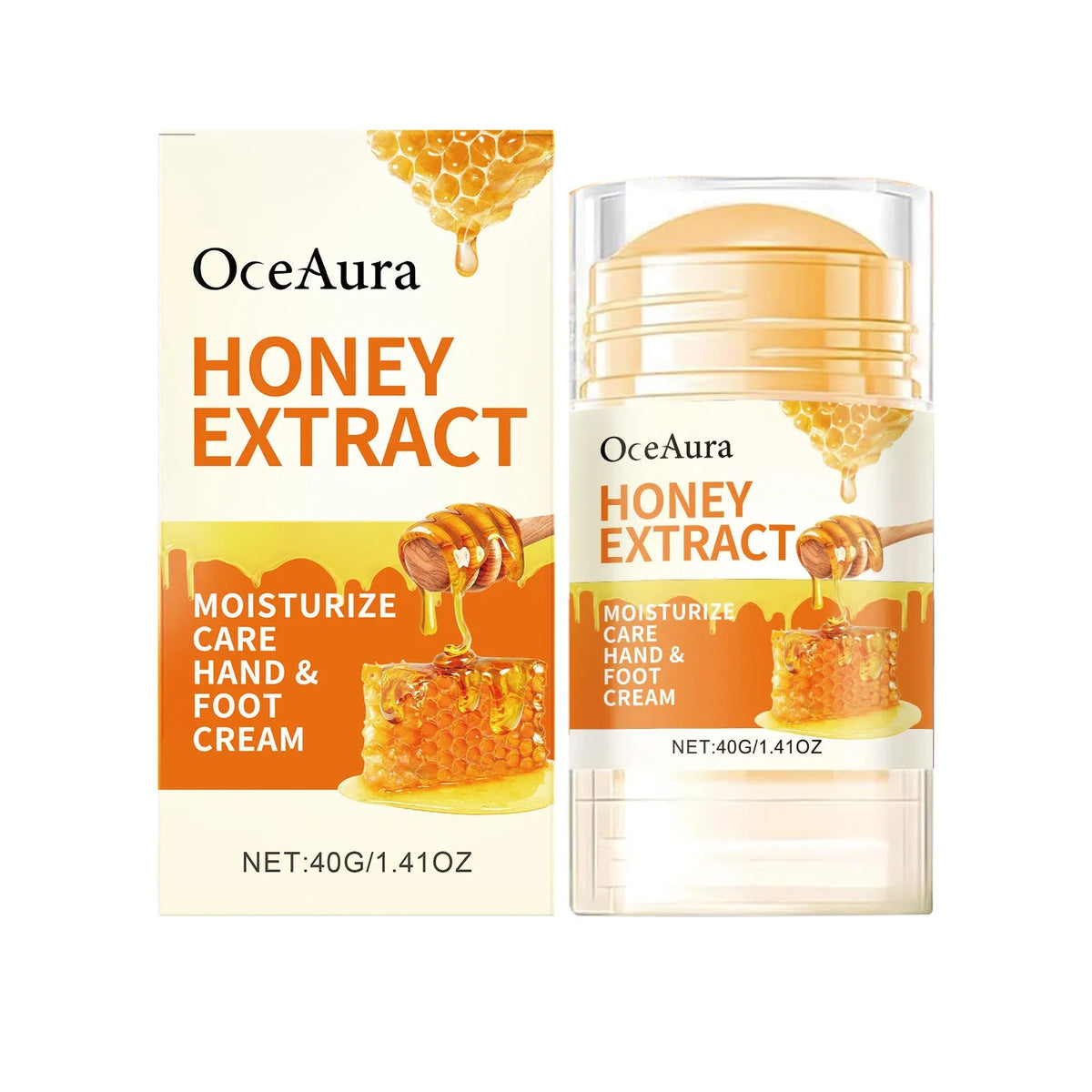 OCEAURA Honey Moisturising Care Stick 40g for heel elbow and knee care