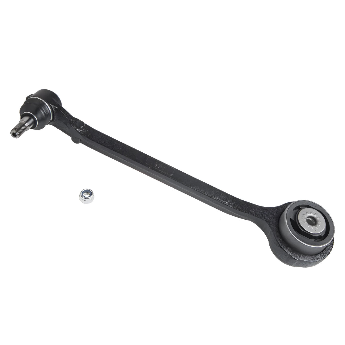 Black automotive control arm for Chrysler Dodge MacPherson suspension replacement