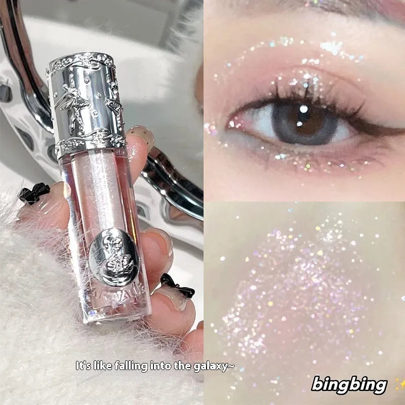 Ballet brand liquid eye shadow bottle showing one of five colour choices: pink, coral, purple, brown, or rose gold.