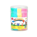 Children's flat floss dental sticks plastic flossers 40 pack bright colour