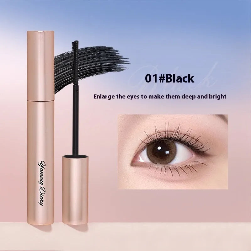 Long Curling Long-lasting Setting Mascara tube in black and brown shade options.