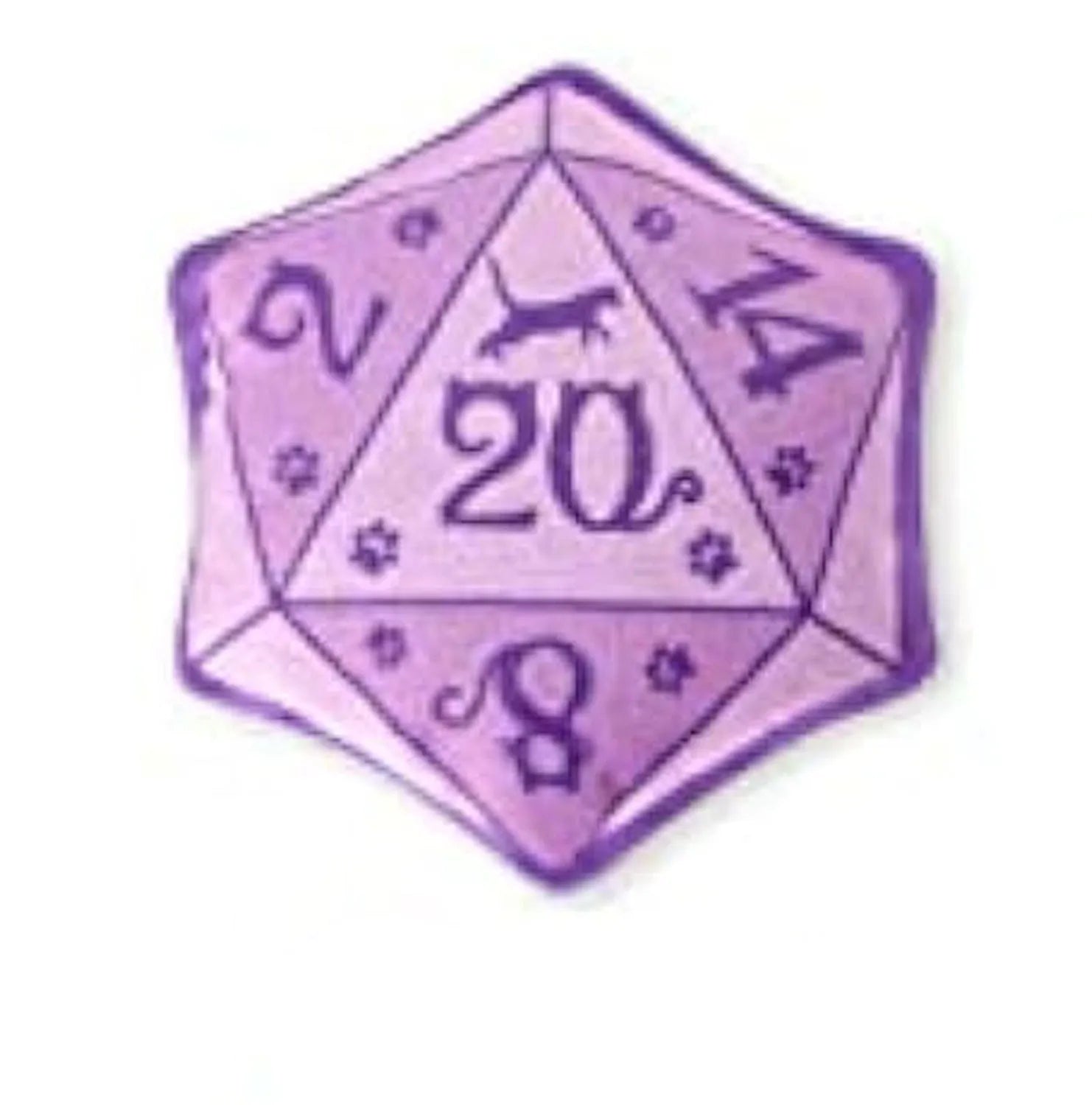Soft plush dice cat toy filled with organic catnip in blue, purple, green, and pink colour options