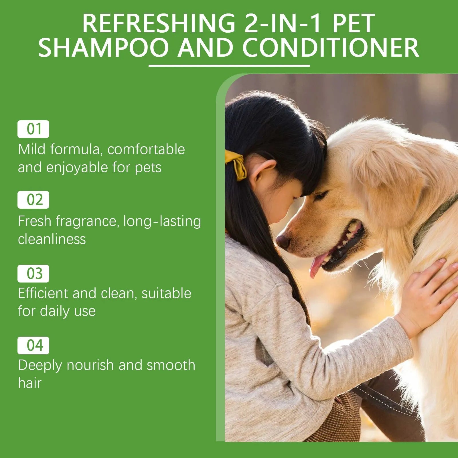 100ml bottle of pet 2-in-1 shampoo fragrance shower gel with watermelon and coconut extracts