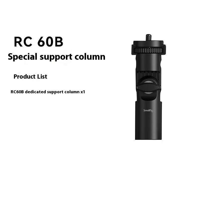 RC60B 60W dual colour temperature fill light with softbox, handle, support column, charger, and 2m light holder