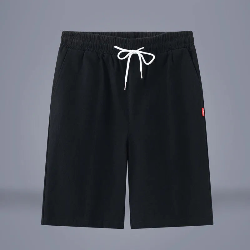 Chinese style solid colour cotton linen cropped pants with a drawstring waist, shown in Army Green.