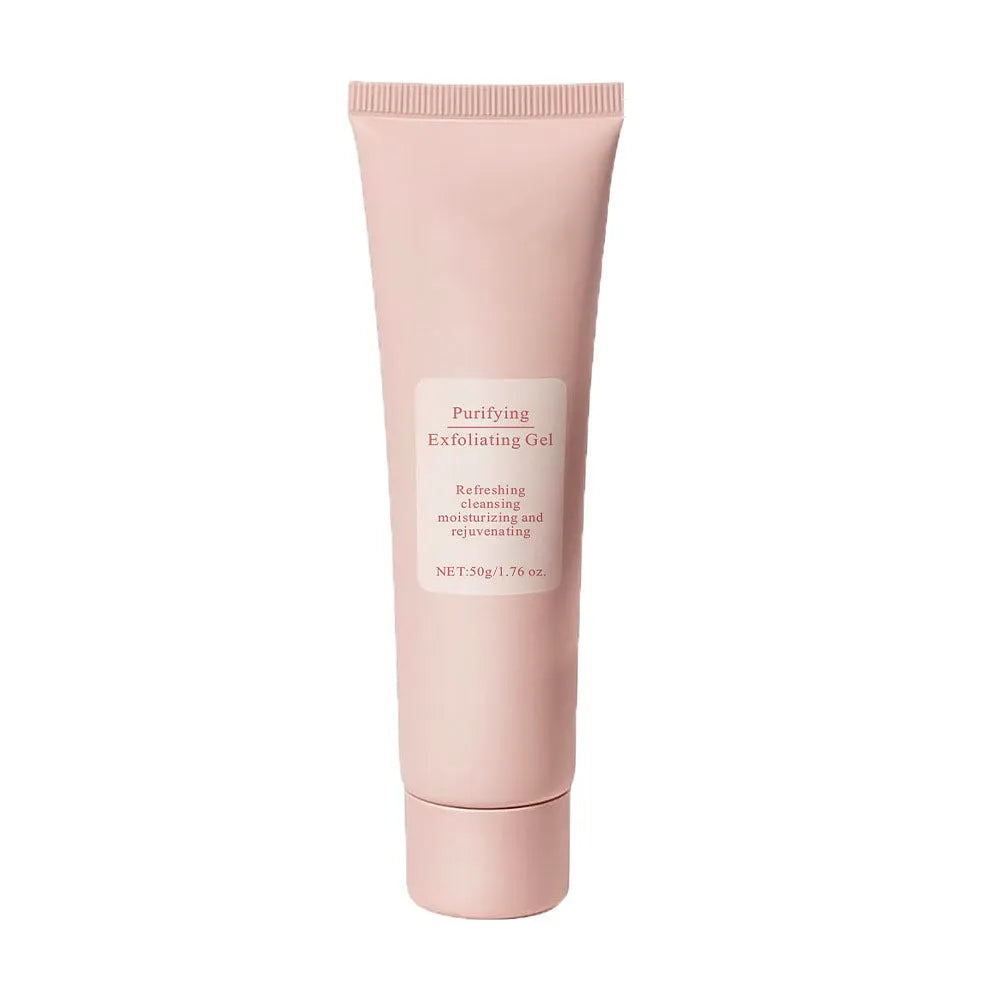 132g tube of universal facial exfoliating gel scrub for men and women
