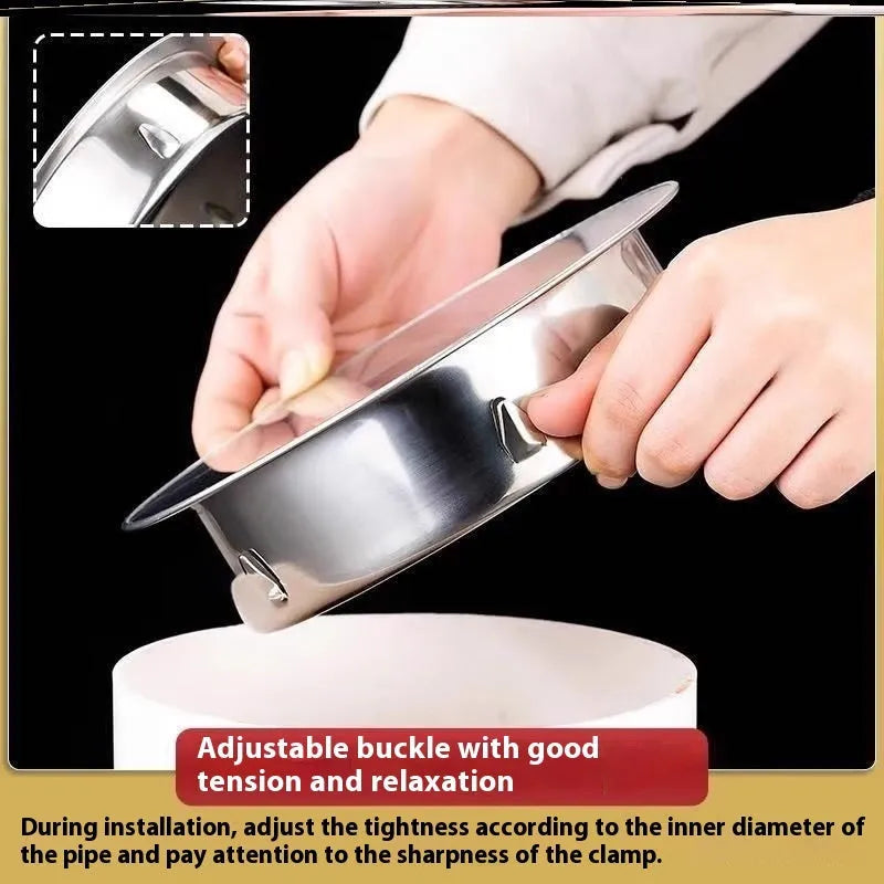 Stainless steel floor drain deodorant seal cover with modern design for bathroom and kitchen drainage