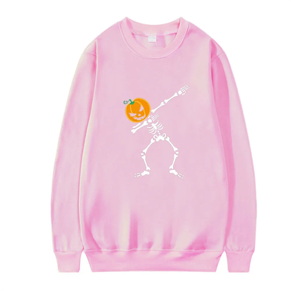 Women's printed cotton crew neck long sleeve top in multiple colour options