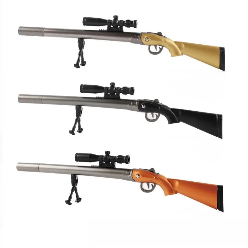 Creative 98K sniper rifle chicken eating theme gel pen with 0.5mm tip and plastic construction