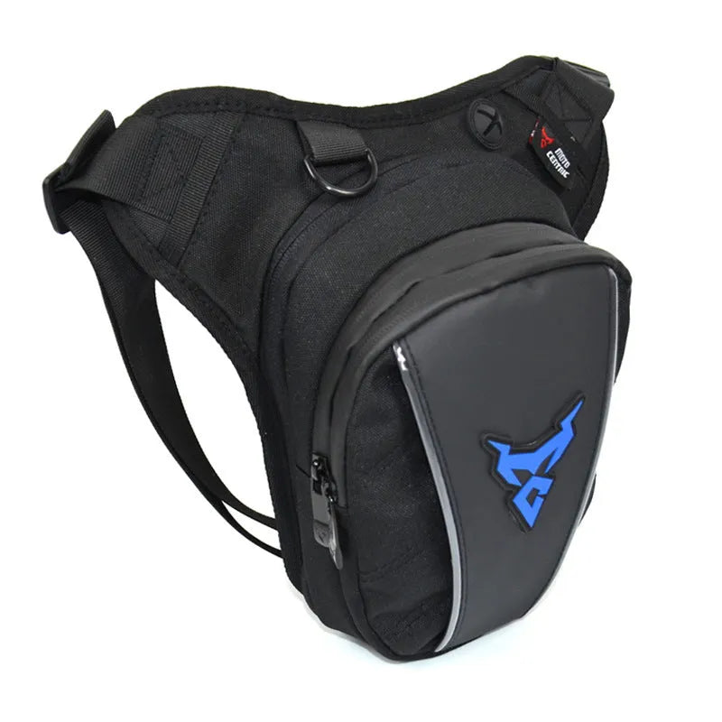 Motorcycle riding crossbody shoulder waist leg bag in 1200D Oxford cloth