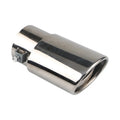 Stainless steel car exhaust tail pipe in straight and curved styles with baked blue, bright silver, colourful finishes