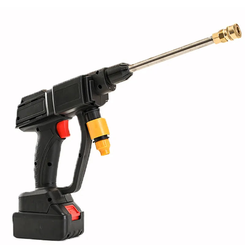 21V cordless car washing machine with battery, charger, and wireless water gun in ABS body, 48 x 30 x 25 cm