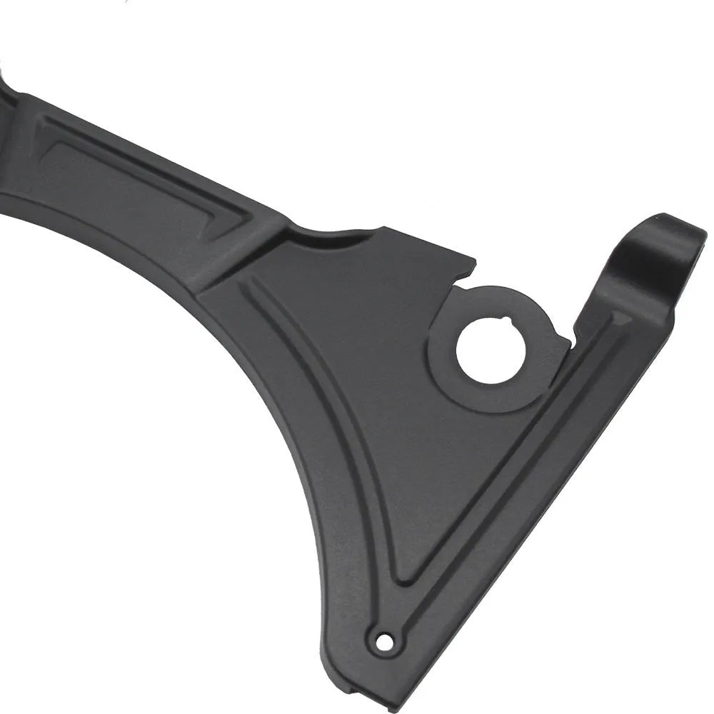 Black motorcycle cockpit fairing accessory for BMW R1250GS and R1200GS LC models