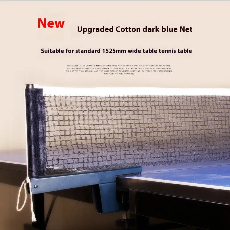 Table tennis net post with thickened universal large clip and open grid ball column for indoor tables