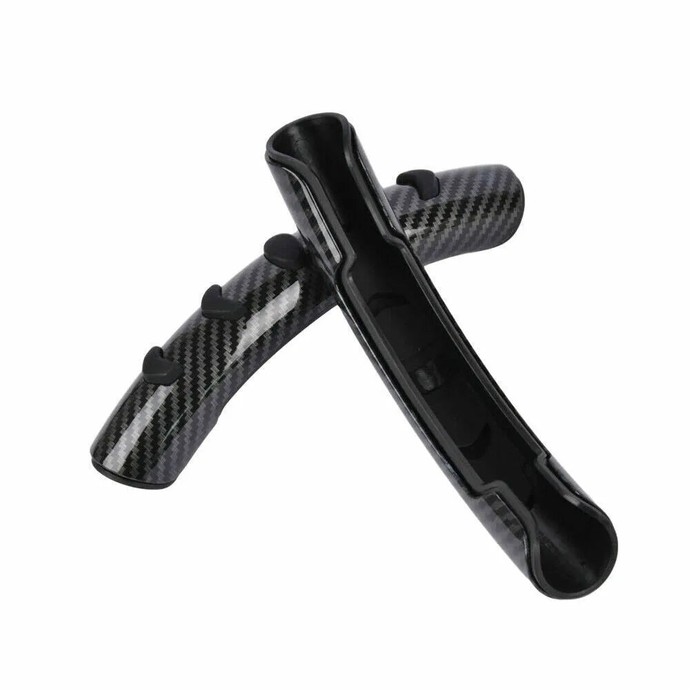 Fibre steering wheel anti-skid sleeve in carbon fibre black colour with 38cm diameter
