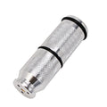 Cylindrical metal cream soda bomb opener in black, red, gold, blue, green, or silver with windproof function