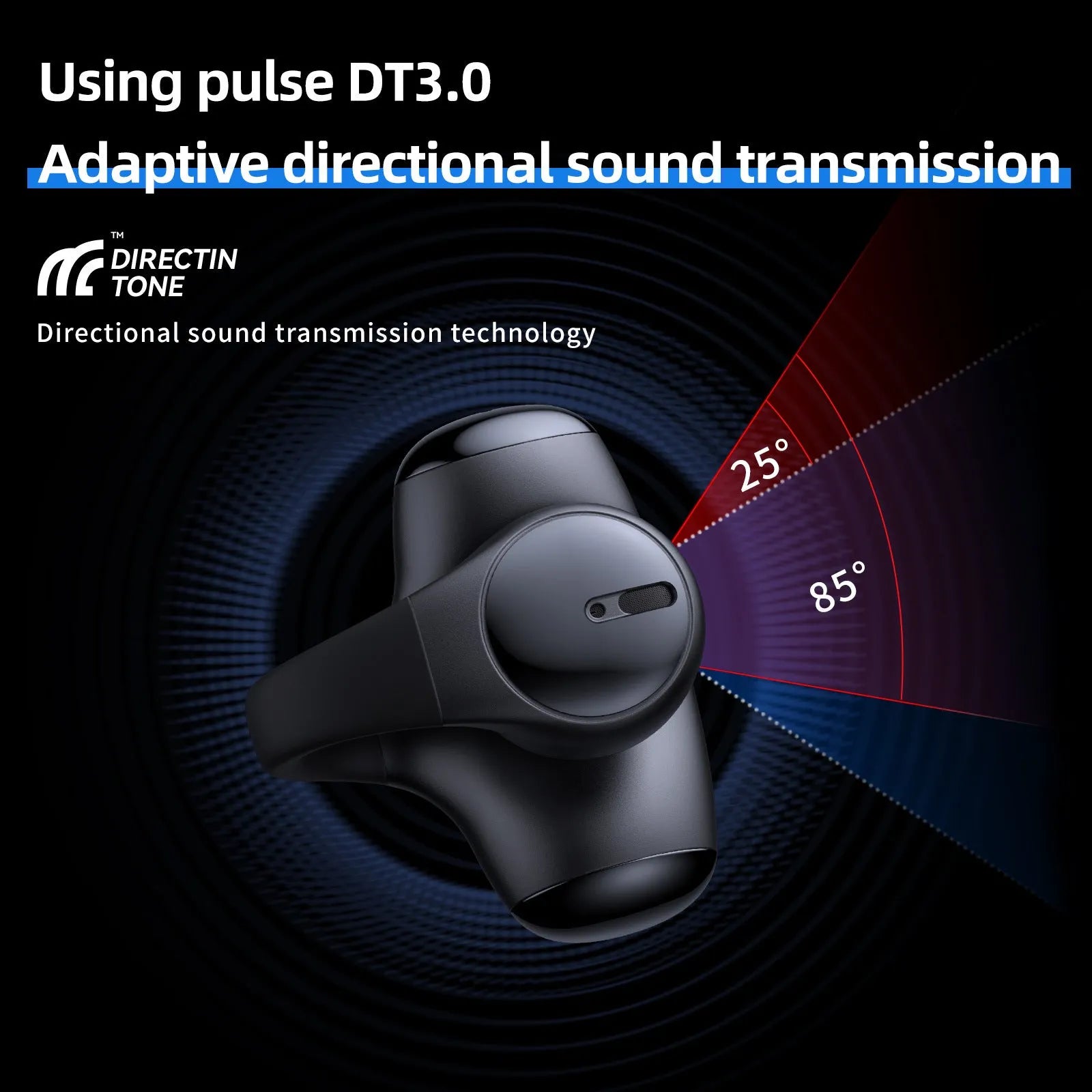 Black and white wireless Bluetooth sports headset with ear hook design for gaming and fitness.