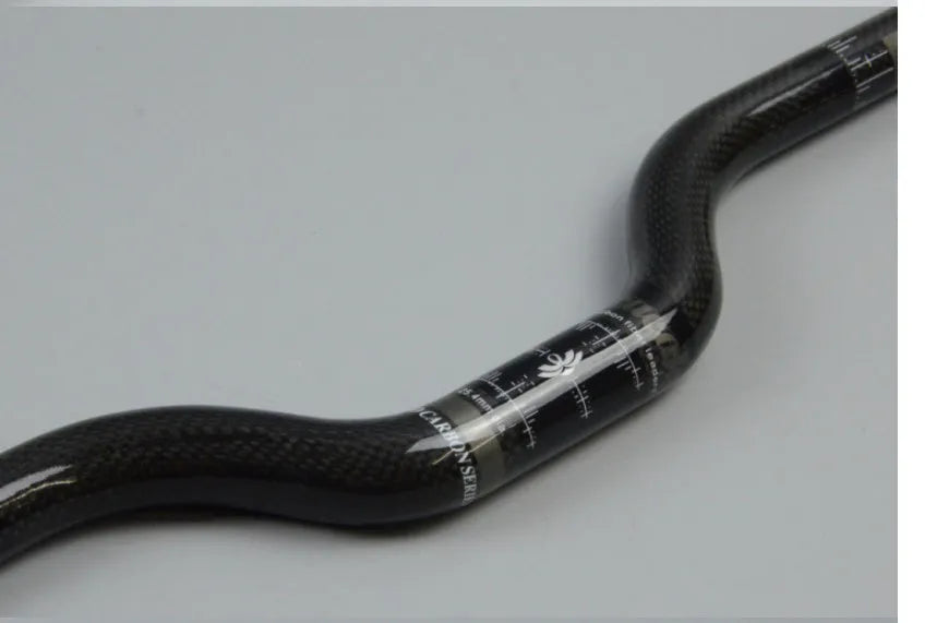 Carbon fiber bicycle handlebar 580mm length 31.8mm clamp diameter black road bike handlebar