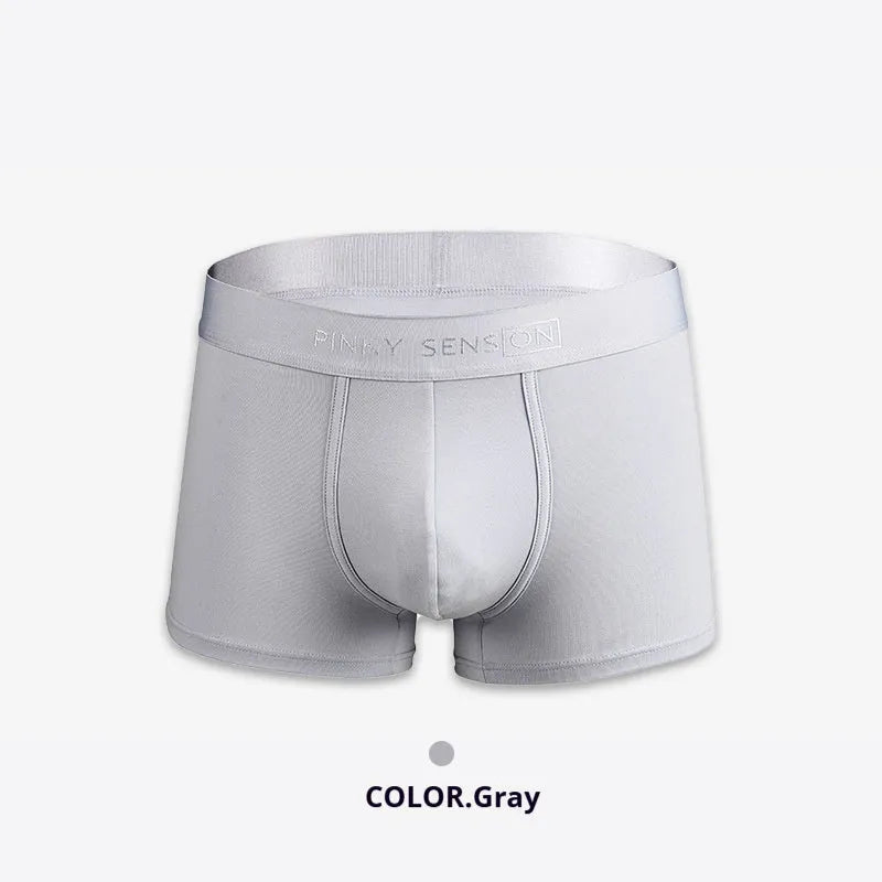 Men's cotton solid colour boxers in black, white, silver grey or light green in sizes L XL XXL