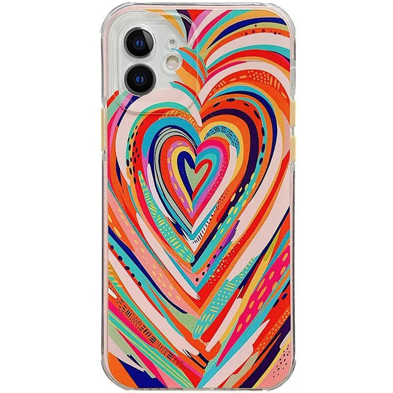 TPU back cover mobile phone case for Apple iPhone with Japanese Korean camouflage style, soft shell