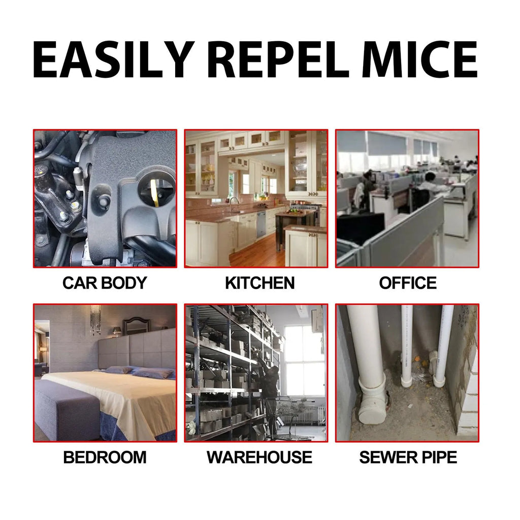 60ml rat repellent spray bottle with natural essential oils including clove, peppermint, camphor and chilli