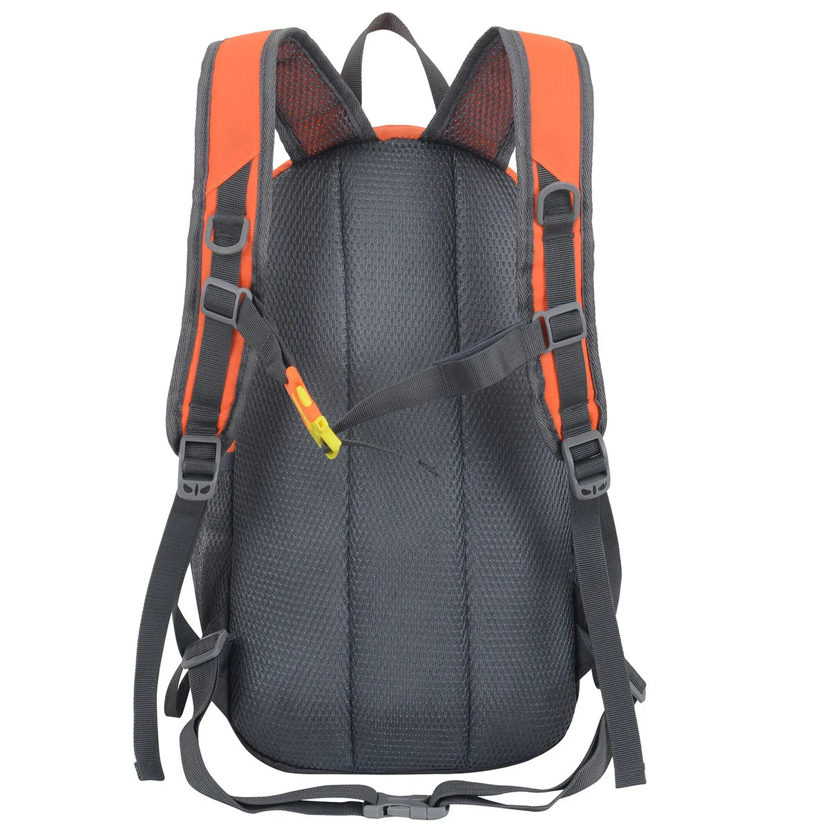 20L Oxford cloth outdoor backpack in black with air pillow belt system