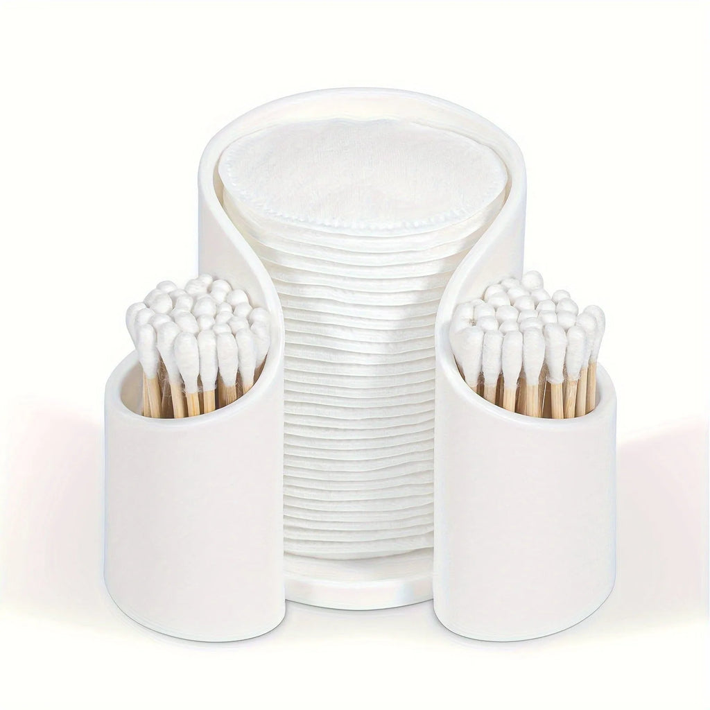 Plastic dental floss storage cotton box in solid colour with modern simple design