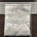 Set of three aluminium foil sealable fresh bags in small, medium, and large sizes with ziplock closures.