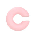 Matte C-shaped CCB non-piercing ear clip in geometric ring style available in multiple candy colours for women
