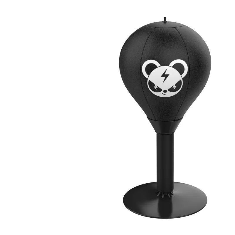 Tabletop boxing speed ball with suction cup base in Burst Bear design