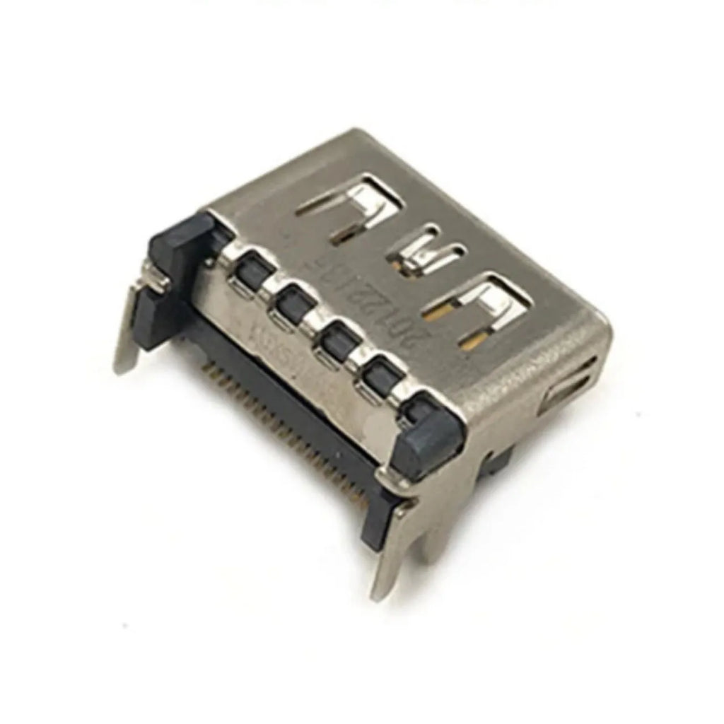 Silver HDMI host socket connector for game console port replacement