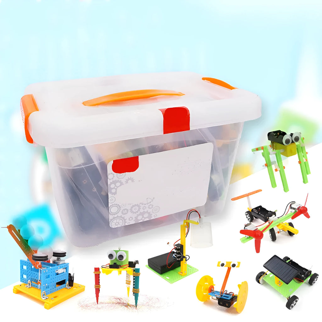 DIY plastic building blocks science experiment teaching aid for children ages 7-14 measuring 29×22×4 cm