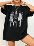 Cotton short sleeve T-shirt in multiple colours with round neck and loose summer fit