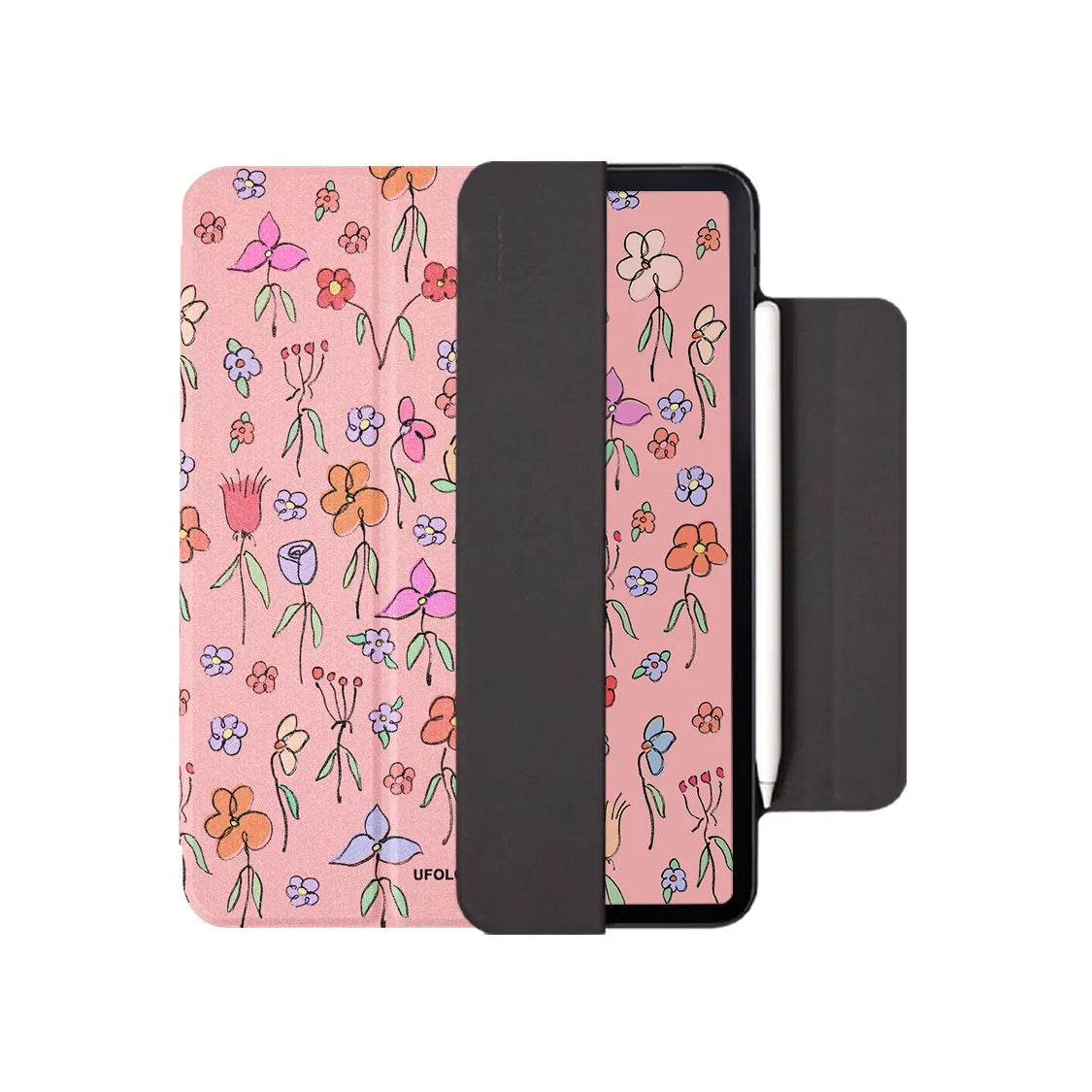 Magnetic suction flat shell protective sleeve for iPad Air 5 and iPad Air 4 tablets